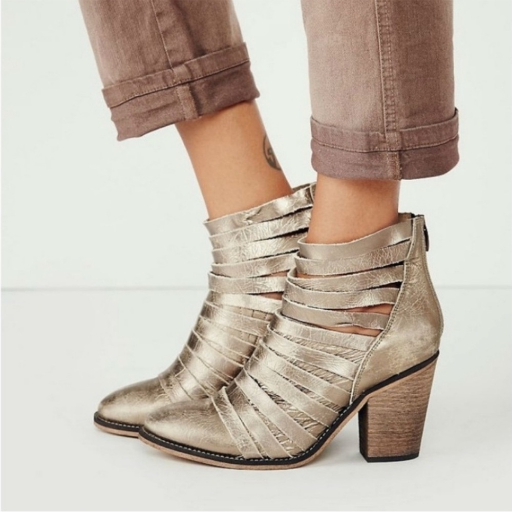 Free People strapped boots GUC